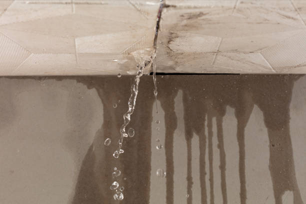 Professional Burst Pipe Cleanup technician working in Hampton, NH